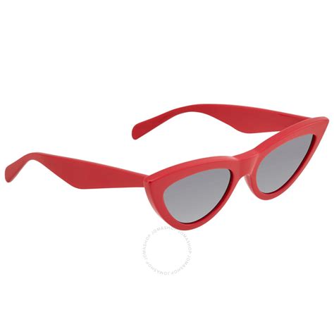 celine 40019 red|Celine Grey Cat Eye Ladies Sunglasses CL40019I RED.